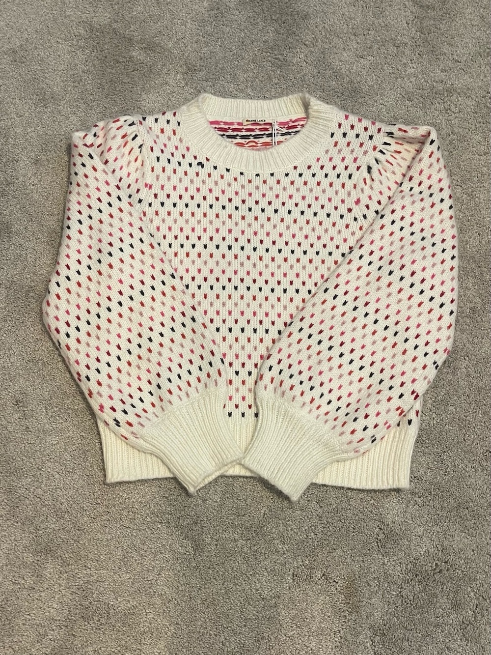 NWT Marine Layer Alma Puff Sleeve Sweater - Picture 2 of 11
